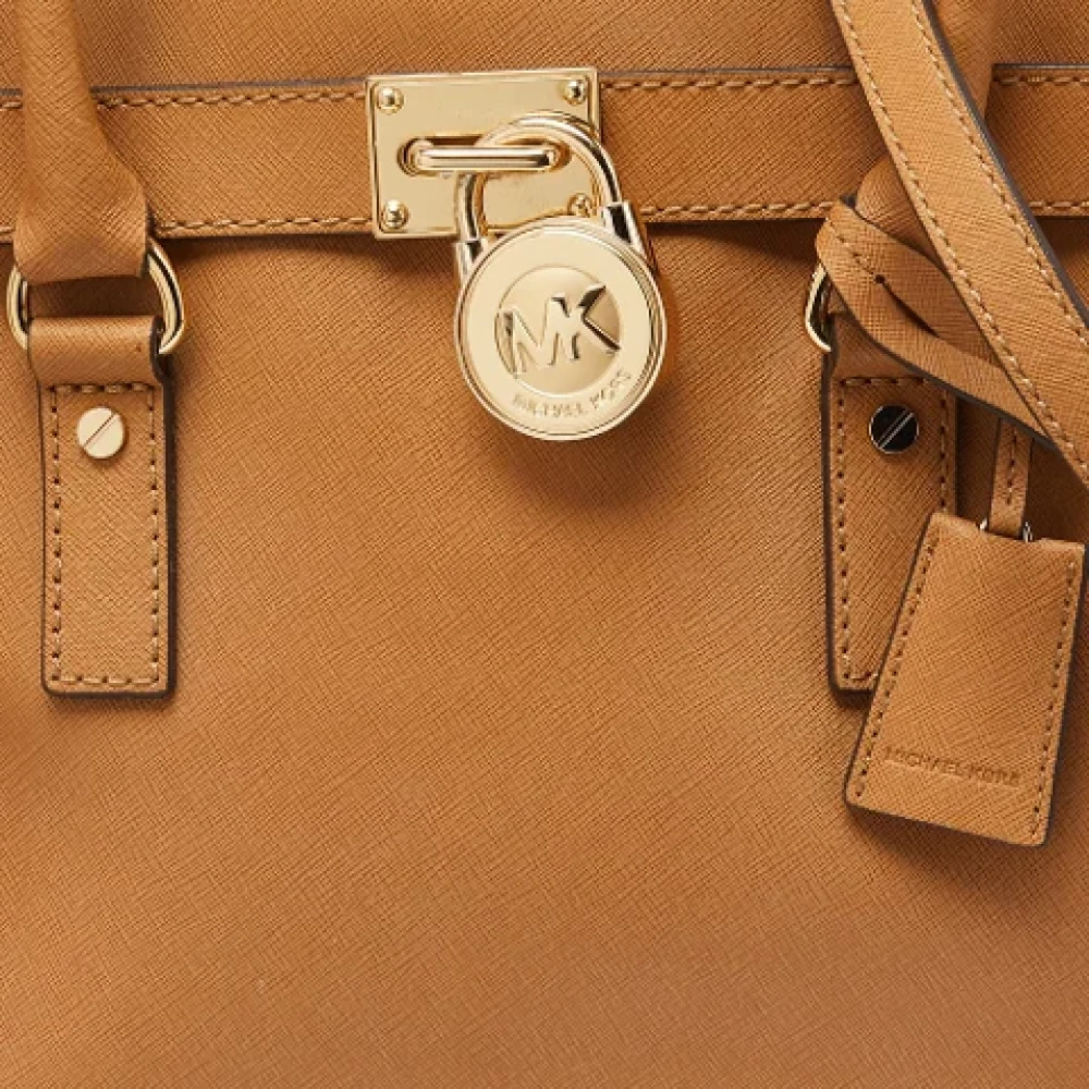 Michael Kors Pre-owned Leather totes Beige Dames
