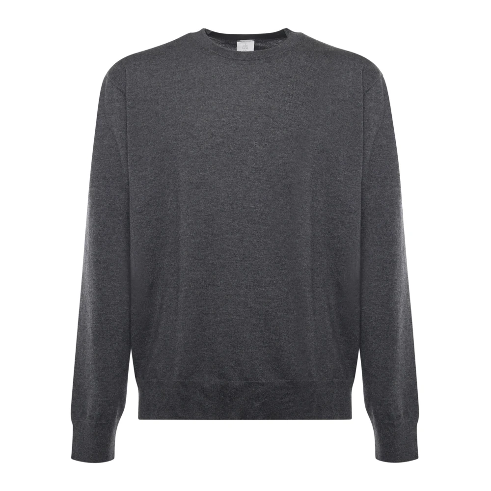 Eleventy Herren Grau Rundhals-Strickware