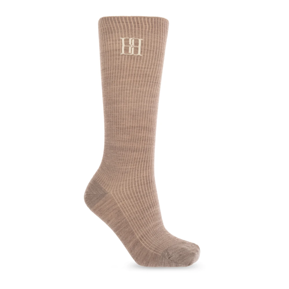 By Malene Birger Wollen sokken By Herenne Birger Brown Dames