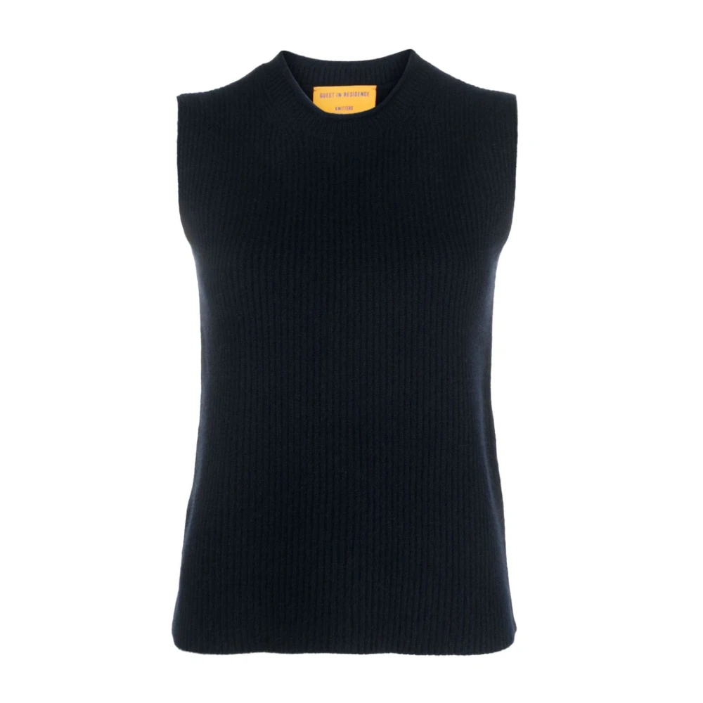 Guest In Residence Midnight Layer Up! Vest Black Dames