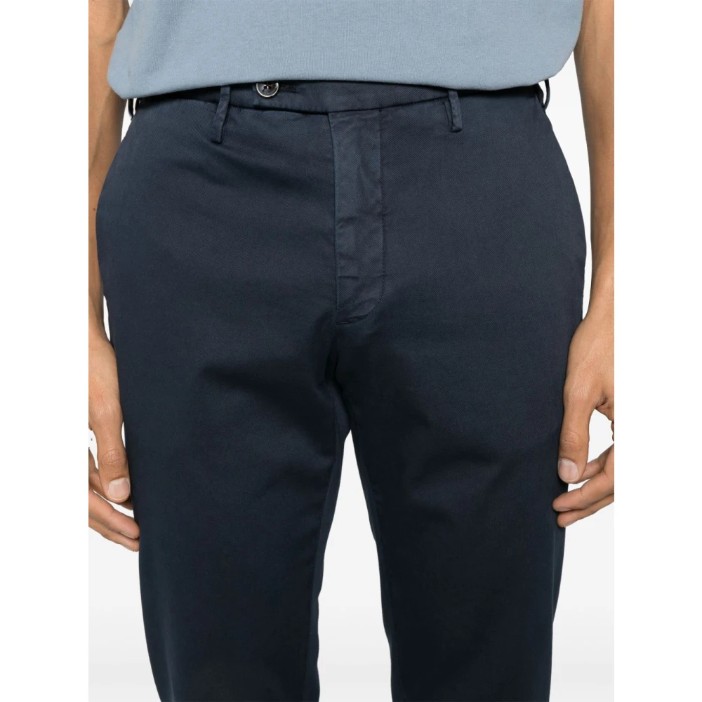 Michael Coal Blauwe Broek met Verborgen Rits Blue Heren