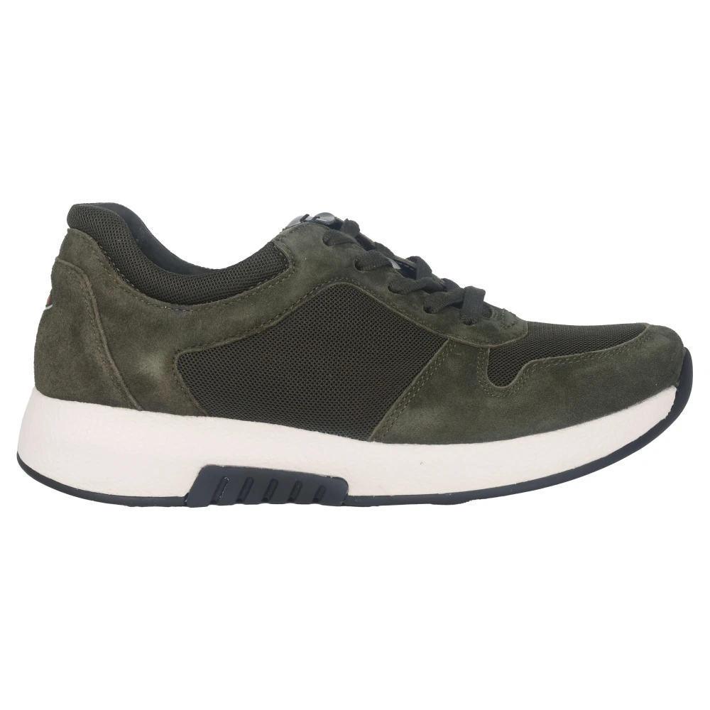 Gabor Comfortabele Rollende Sneaker – Dames Schoenen Groen