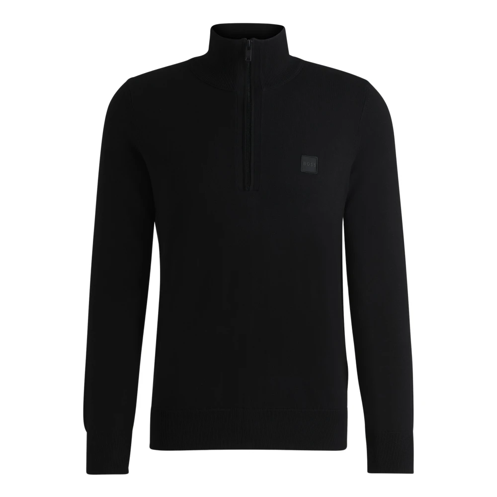 Boss Orange Stijlvolle Oranje Trui Black Heren