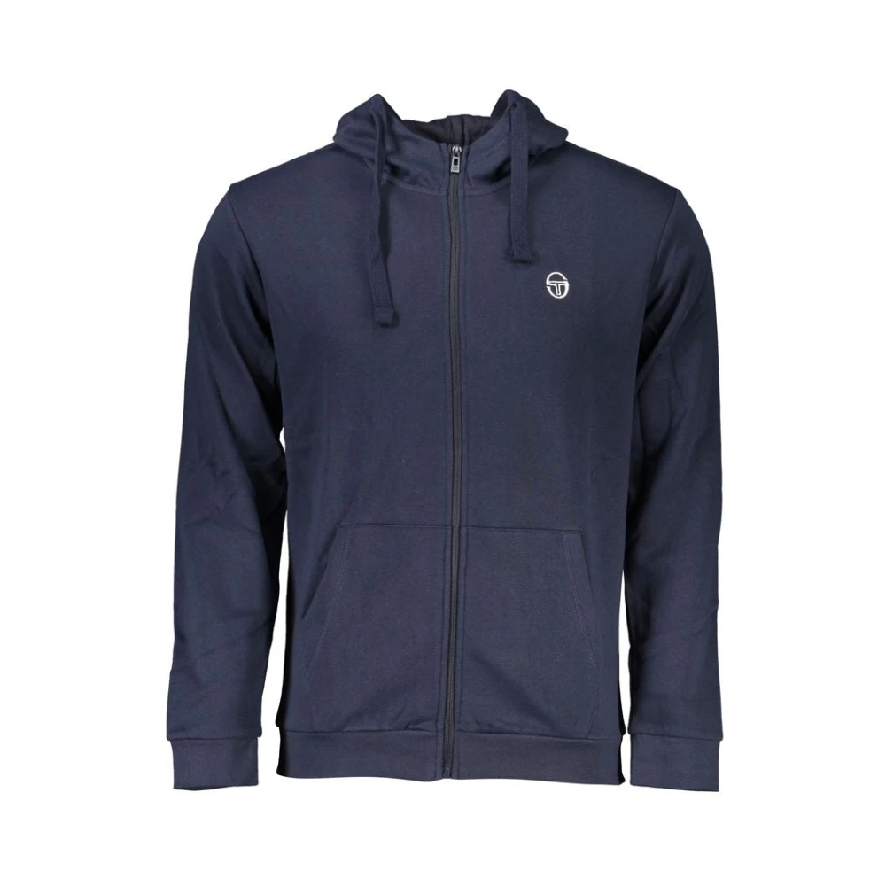 Sergio Tacchini Blauwe Katoenen Trui Blue Heren