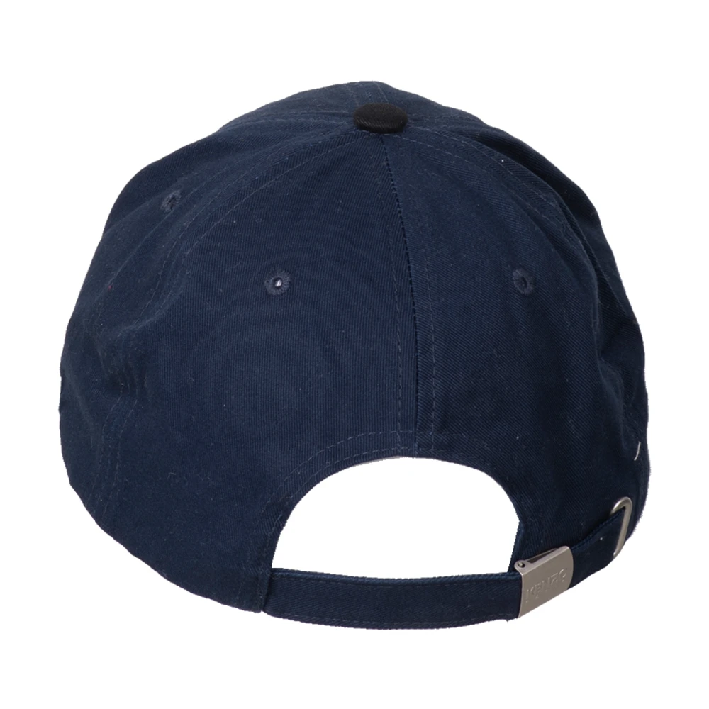 Kenzo Blauwe Katoenen Baseballpet met Logo Blue Heren