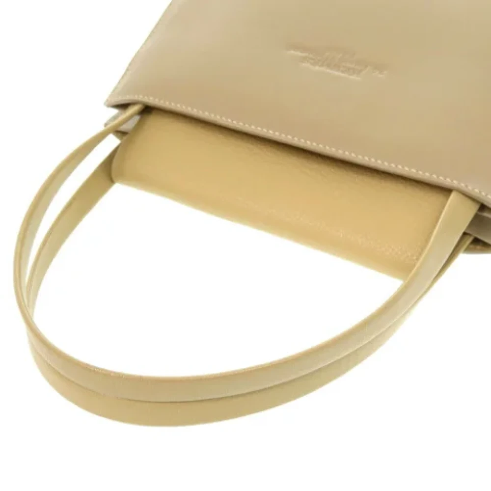 Hermès Vintage Pre-owned Leather totes Beige Dames