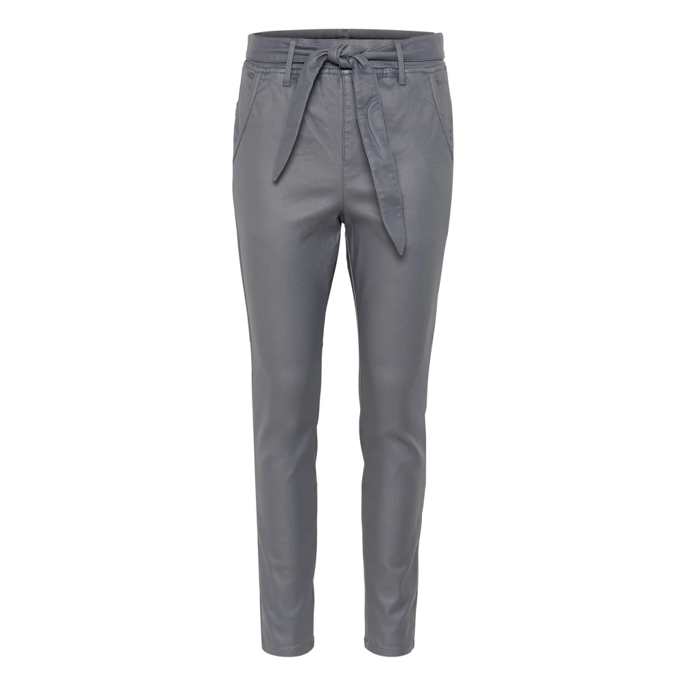 Cream Baggy Pant Castlerock Elastische Taille Gray Dames