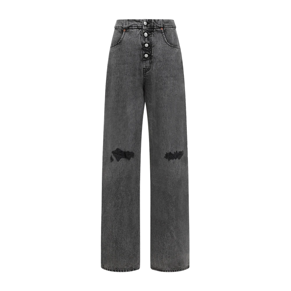 MM6 Maison Margiela Zwarte Jeans voor Vrouwen Gray Dames