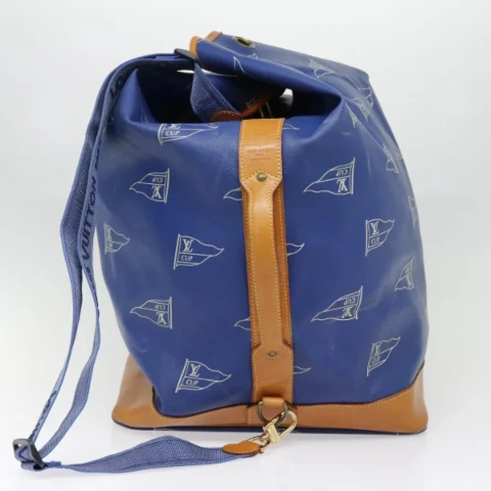 Louis Vuitton Vintage Pre-owned Leather louis-vuitton-bags Blue Dames