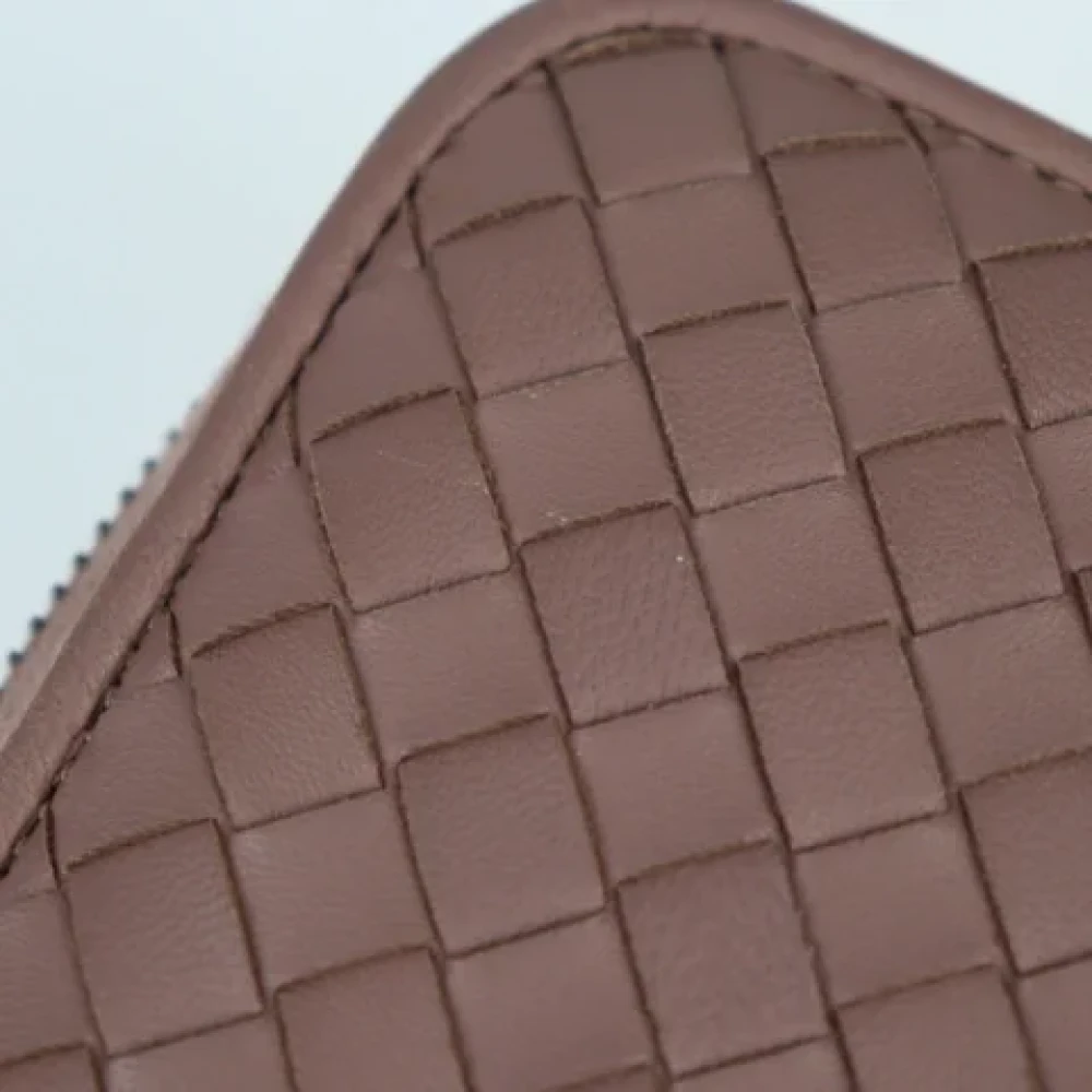 Bottega Veneta Vintage Pre-owned Leather wallets Pink Dames