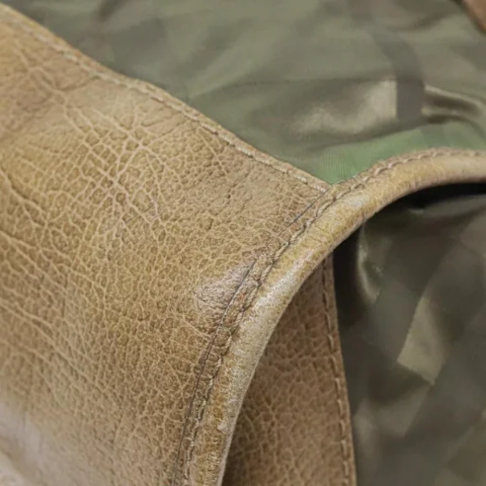 Burberry Vintage Pre-owned Fabric handbags Green Dames