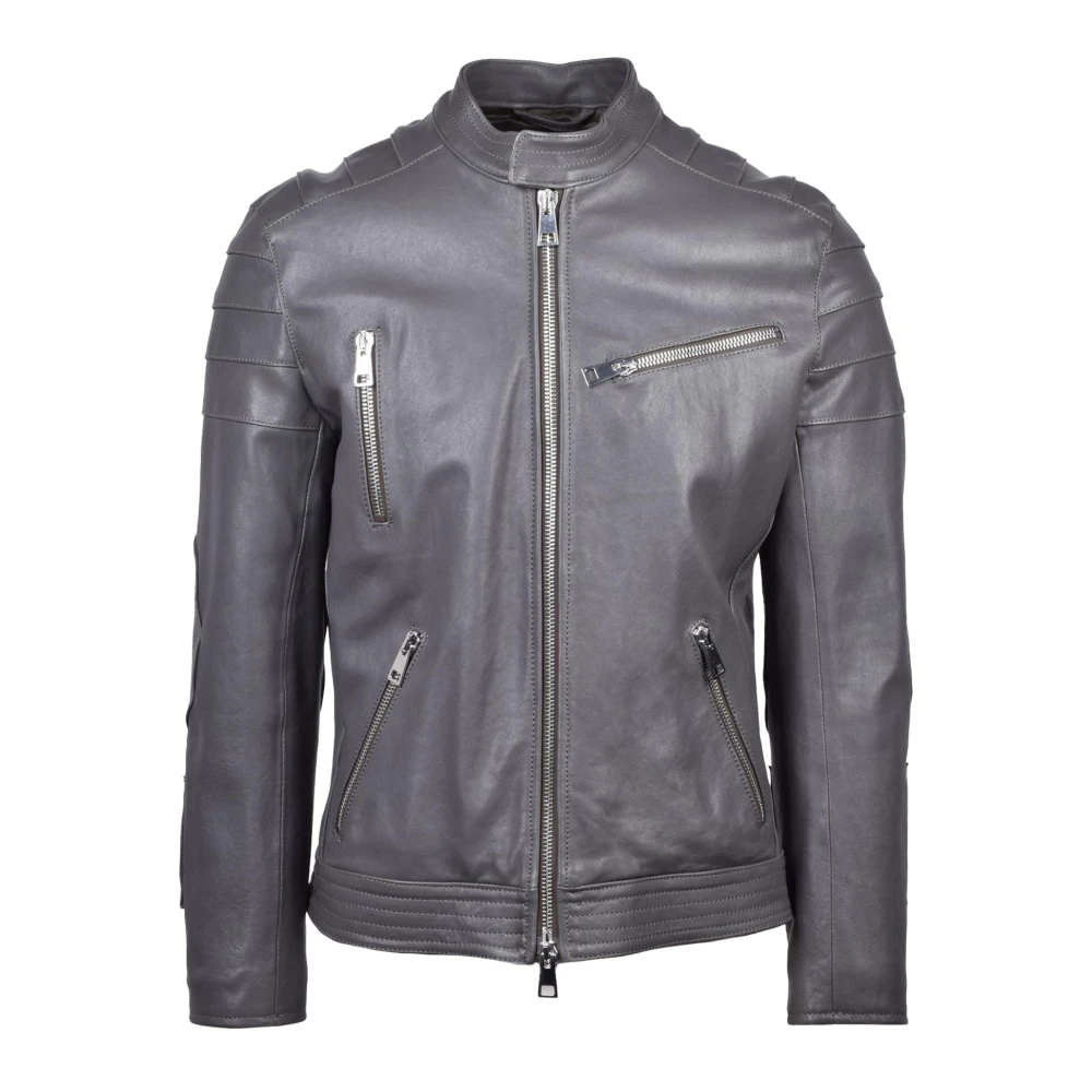 Jackets > Leather Jackets - - Dondup - Modalova