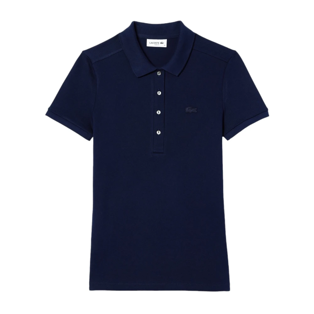Lacoste Blå T-shirts och Polos Blue, Dam