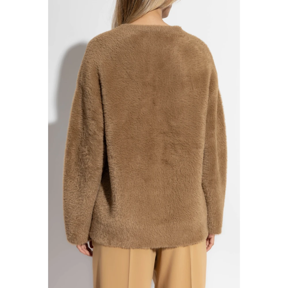 Forte Vest met decoratieve afwerking Beige Dames