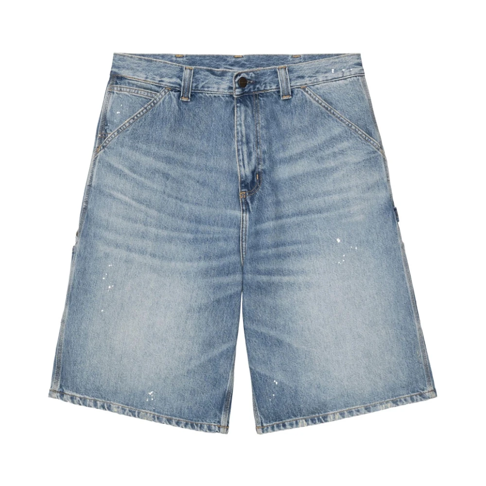 Carhartt Wip Men's Blue Casual Bermuda Shorts - Denim Shorts - Xs - Shorts