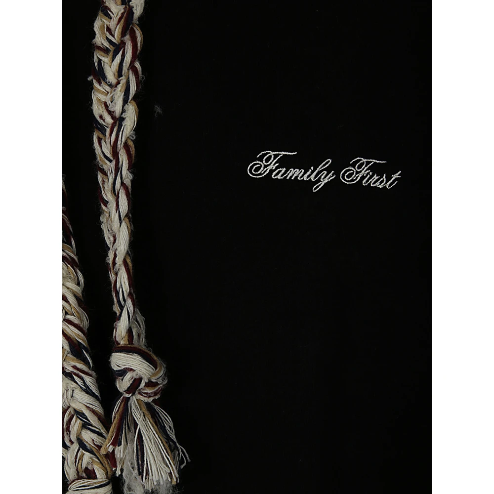 Family First Zwarte Hoodie Symbool Black Heren