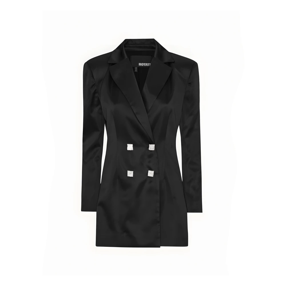 Rotate Birger Christensen Mini Jurk Regular Fit Black Dames