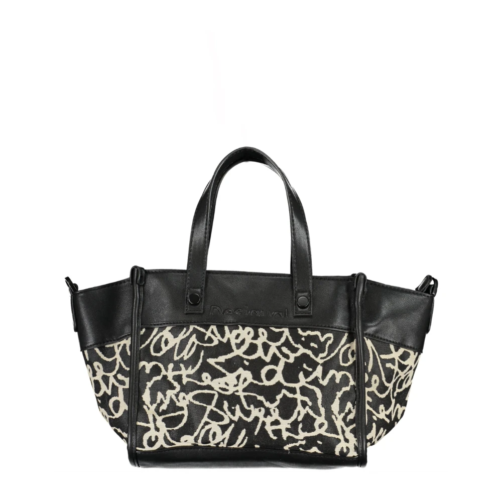 Desigual Women's Black Tote Bags, One Size, Bags And Accessories