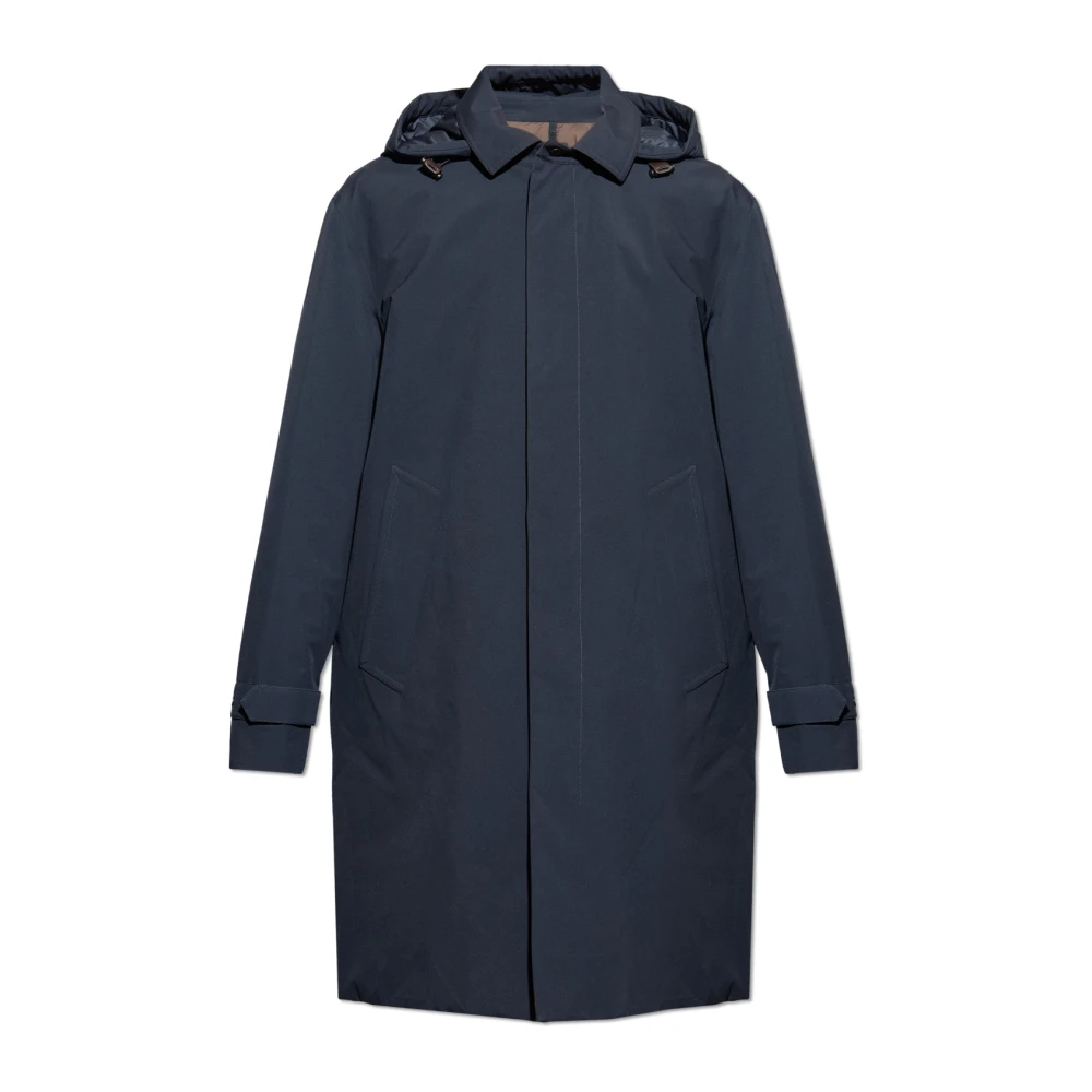 Moncler Blue Larezila Down Coat - Male - Down Coats - Xl - Coats