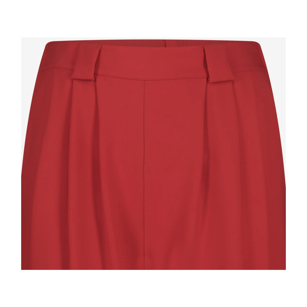 Jane Lushka Rode Wide-Leg Thea Broek Red Dames