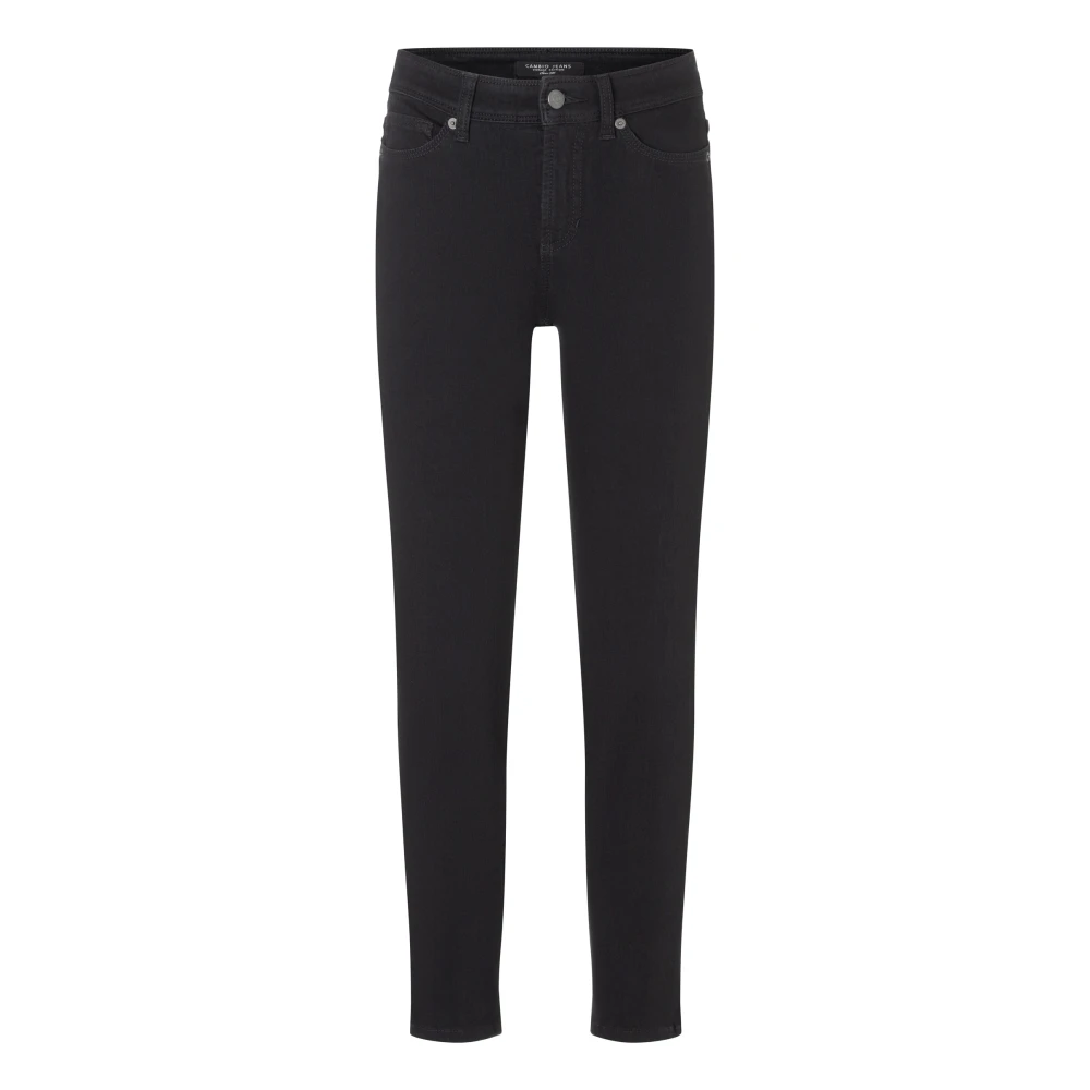 Cambio Skinny Jeans Black, Dam