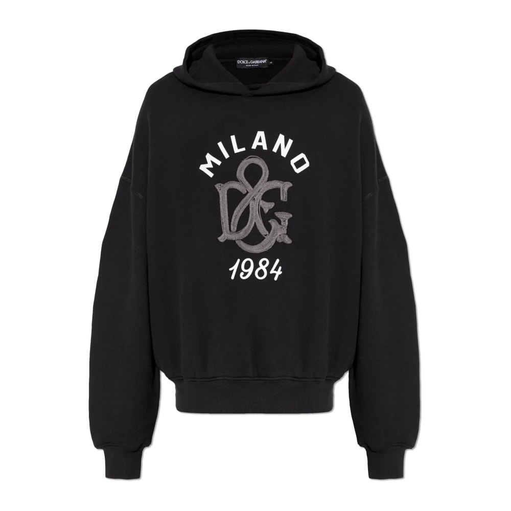 Dolce & Gabbana Hoodie Black, Herr