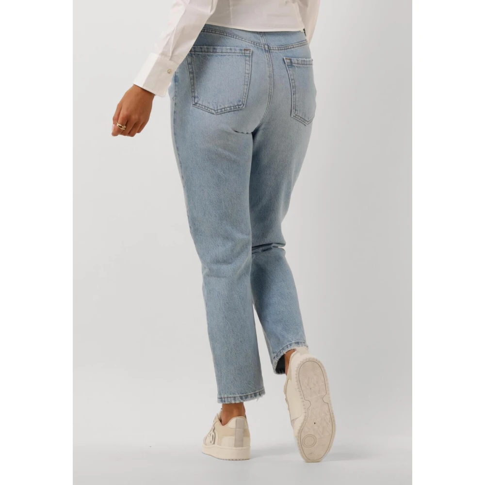 Josh V Mom Jeans Celi Blauw Blue Dames