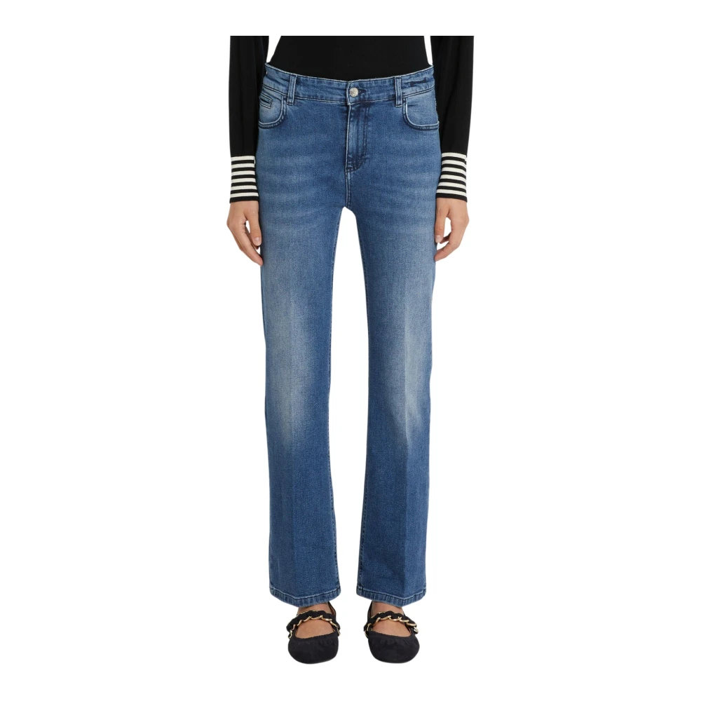Marella Femme Bleu Jeans, Taille: 40 Fr Jeans Droits