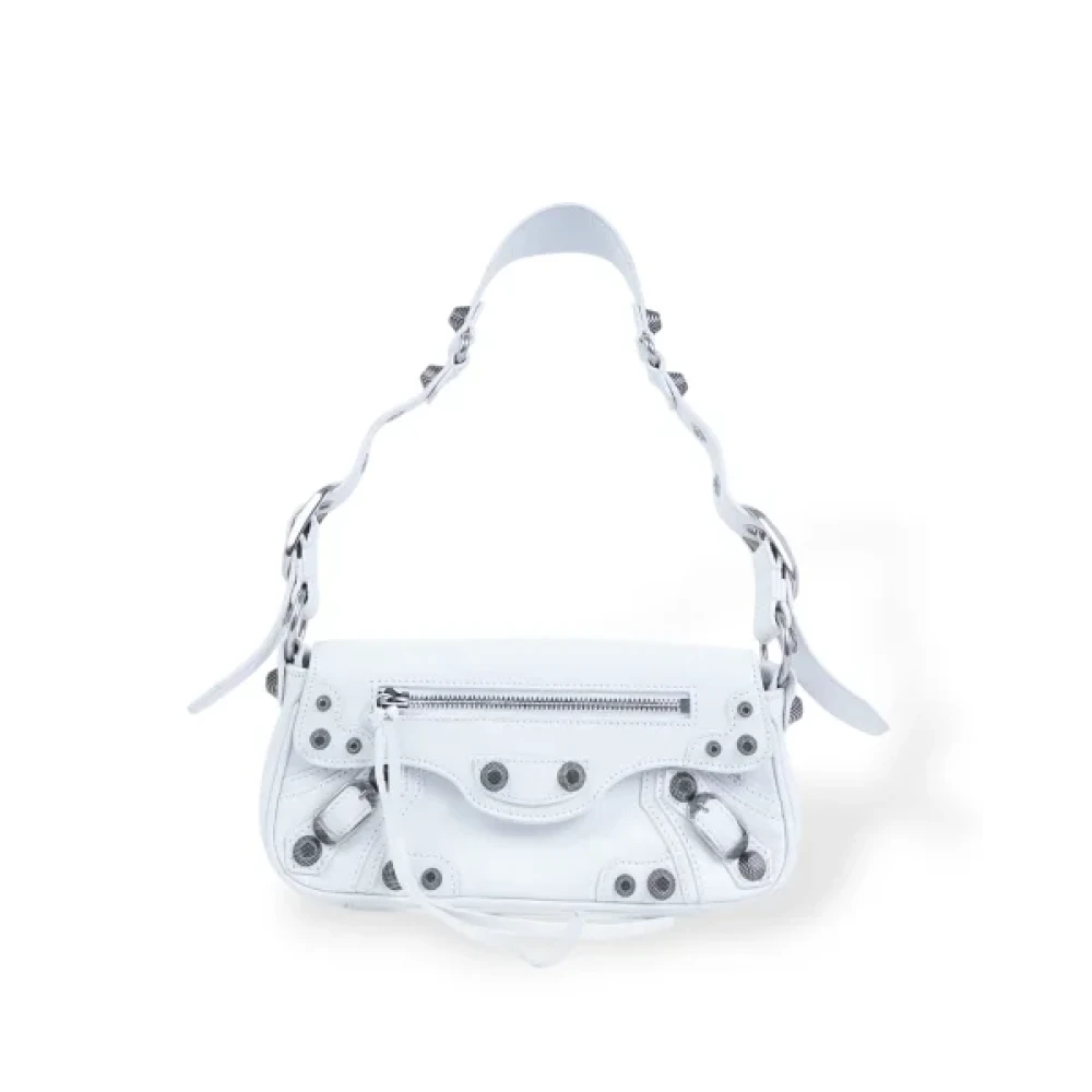 Balenciaga Vintage Pre-owned Leather handbags White Dames