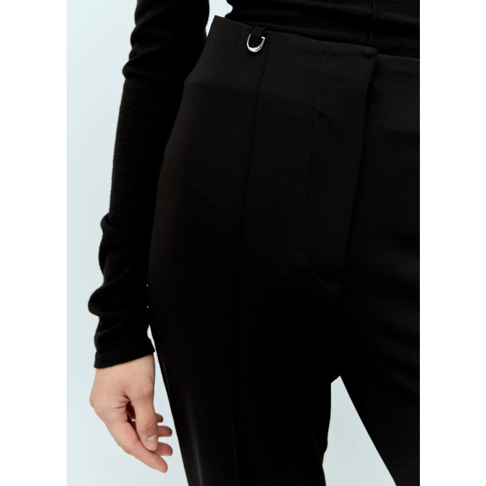 Jacquemus Flared Apollo Broek Black Dames