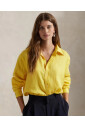 chemise-jaune-en-lin-classic-fit