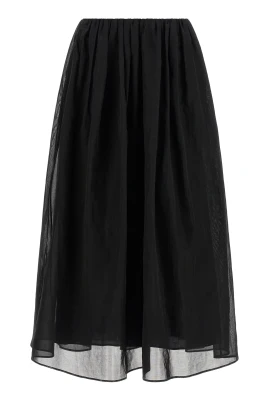 Organza Midi Skirt