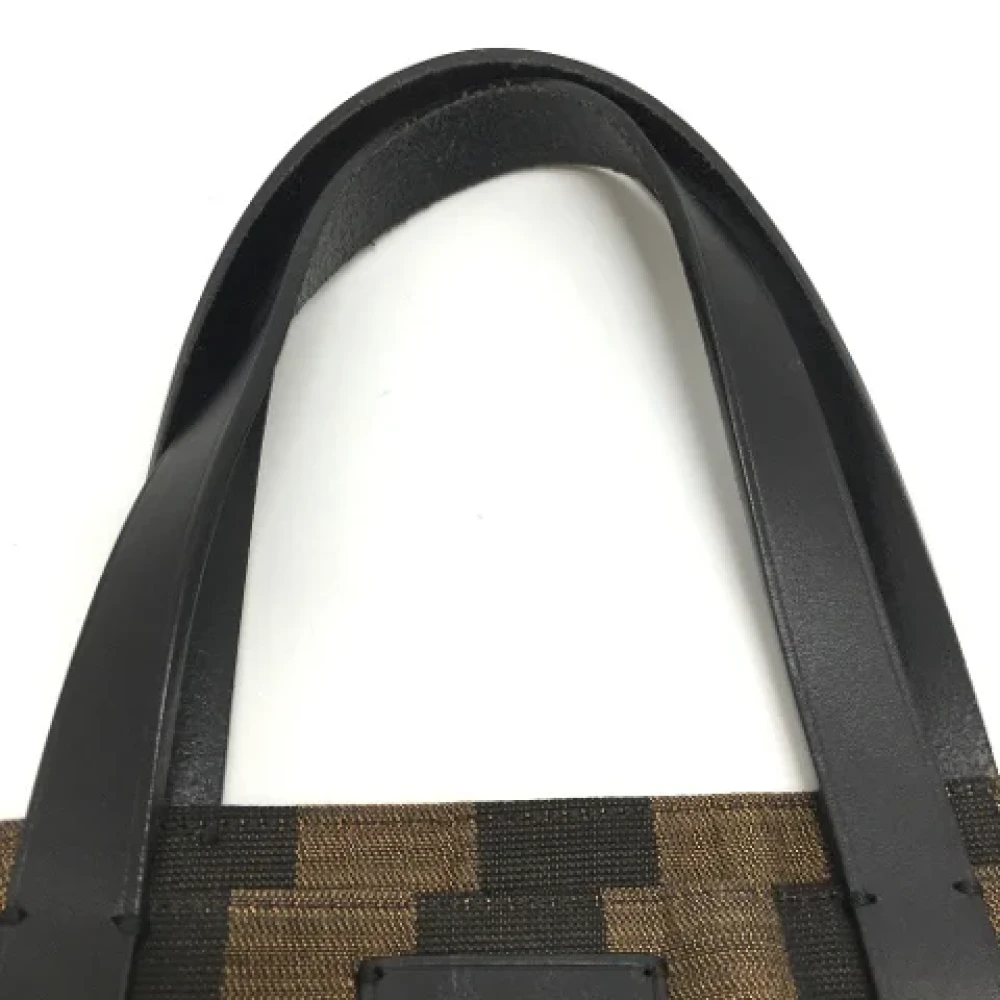 Fendi Vintage Pre-owned Fabric fendi-bags Brown Dames