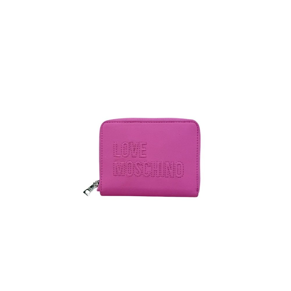Love Moschino Women's Pink Grs Portafogli Piccolo C/Zip - Wallets & Cardholders - One Size - Accessories