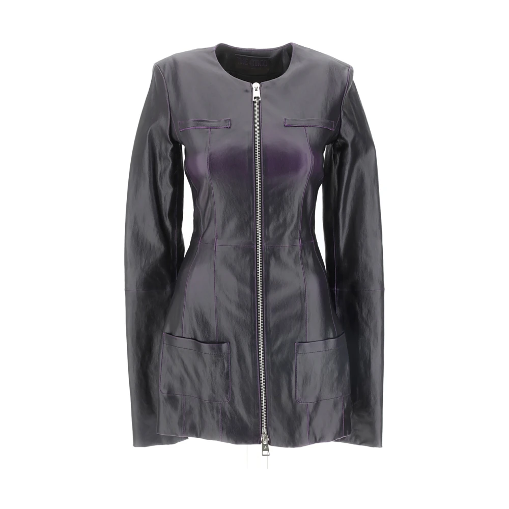 The Attico Klassieke Blazer voor Vrouwen Purple Dames