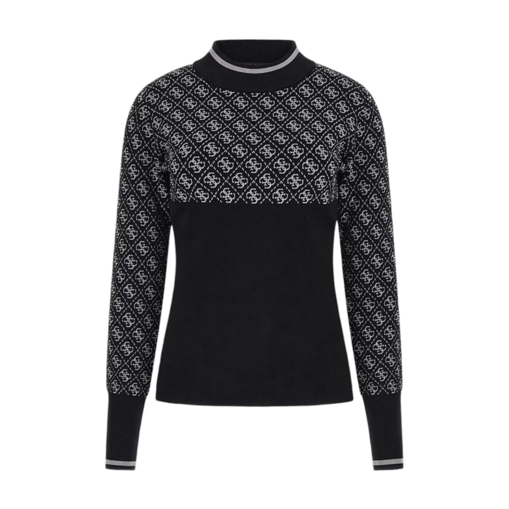 Guess Ronde Hals Sweater Black Dames