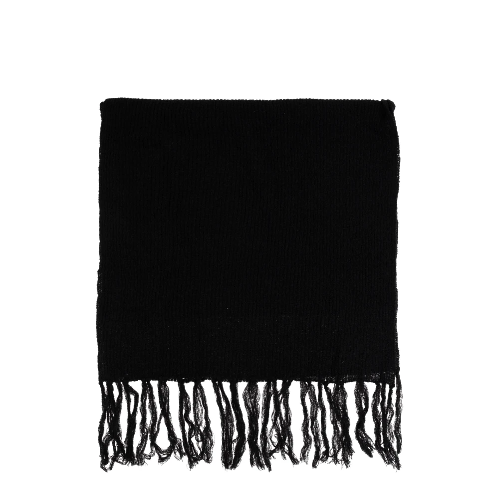 Y-3 Fringed sjaal Black Heren