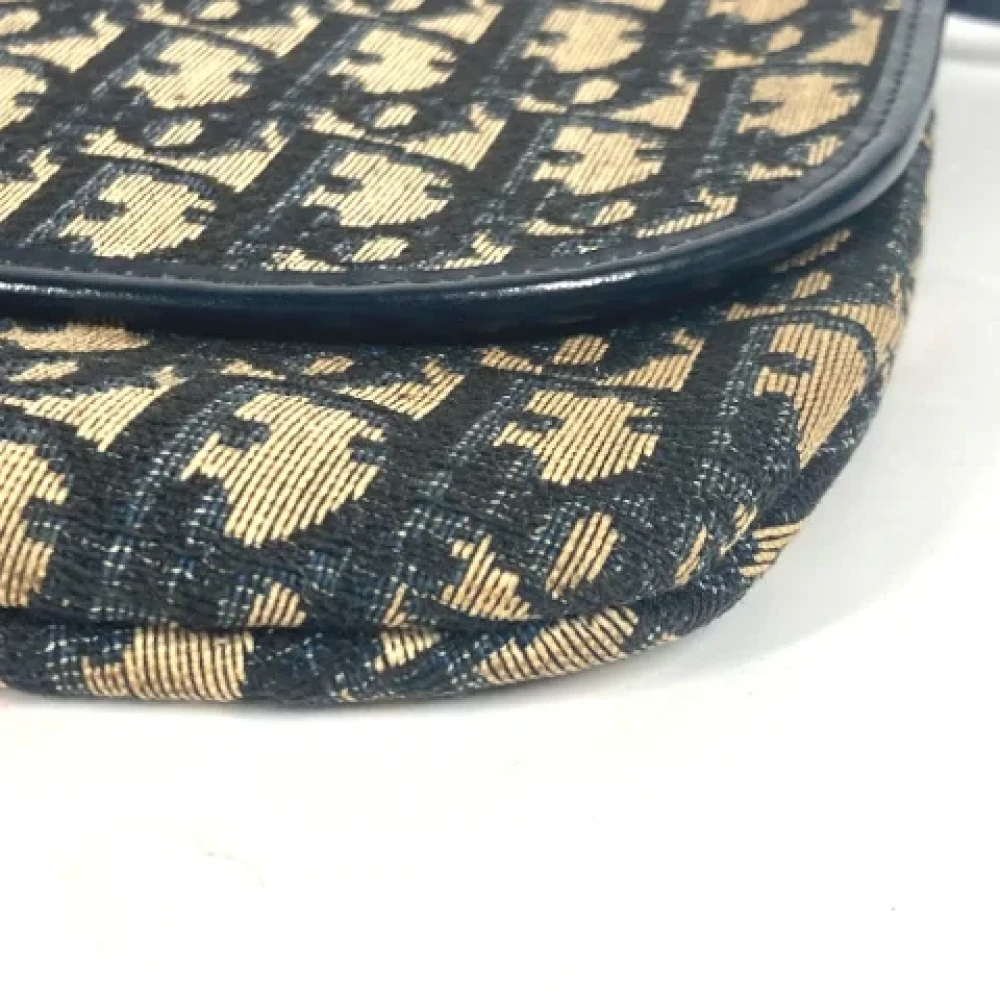 Dior Vintage Pre-owned Cotton dior-bags Beige Dames