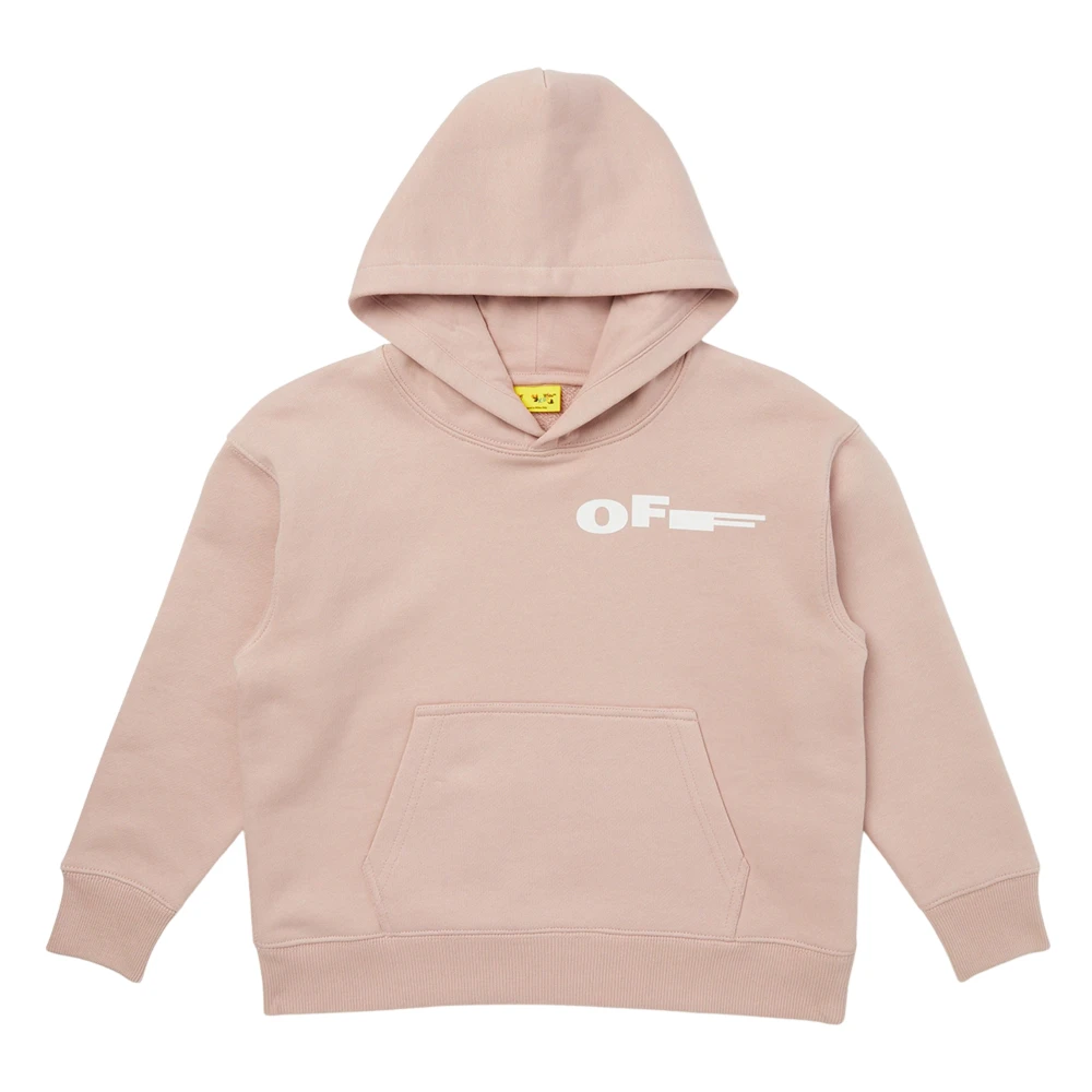 Off White Girls Pink Kids Sweatshirts, 6 Y, Type Hoodie