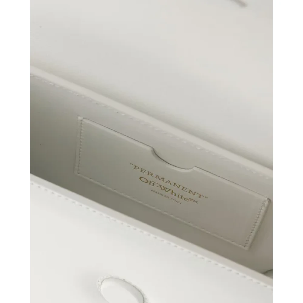 Off White Leather crossbody-bags White Dames