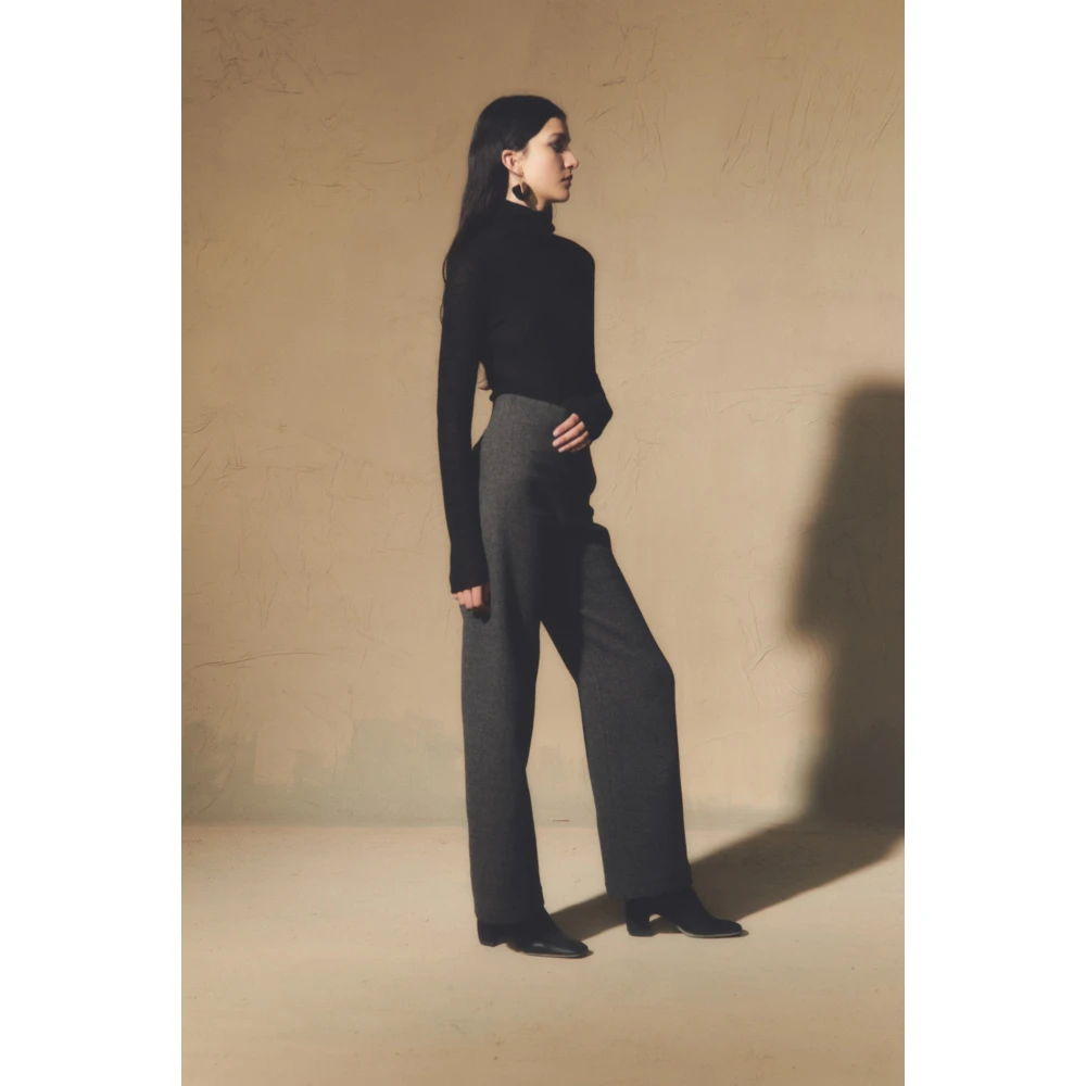 Cortana Jenna zwarte wollen top Black Dames