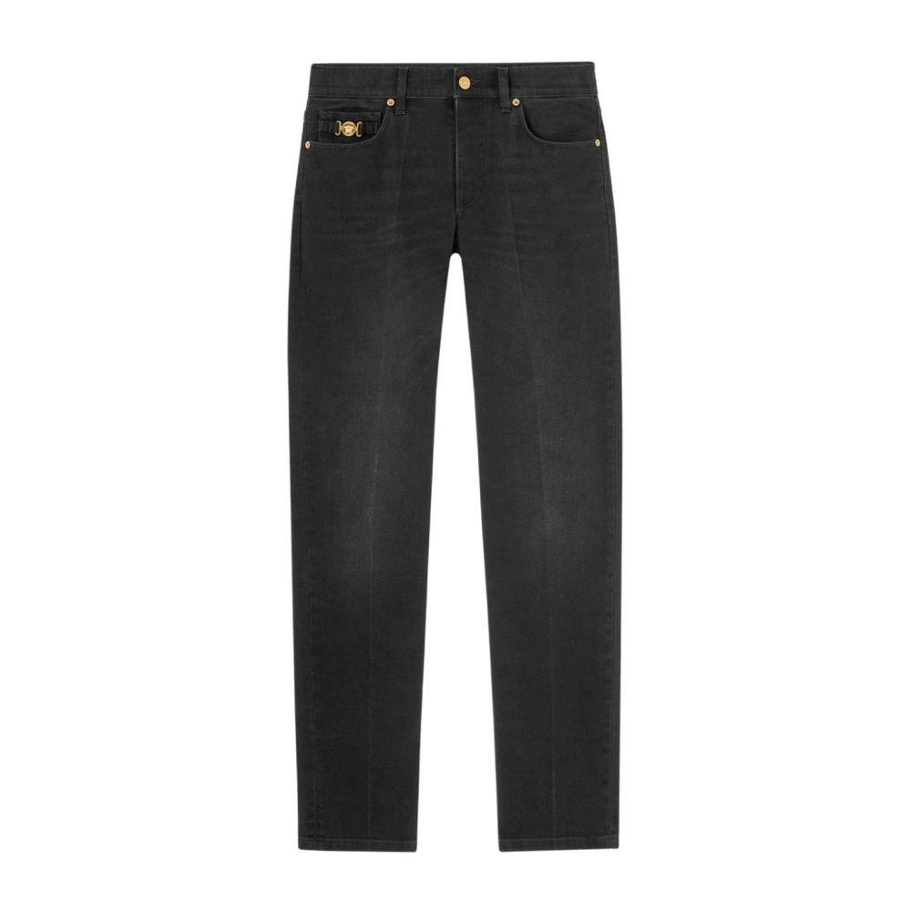 Versace Stijlvolle Jeans Collectie Black Heren