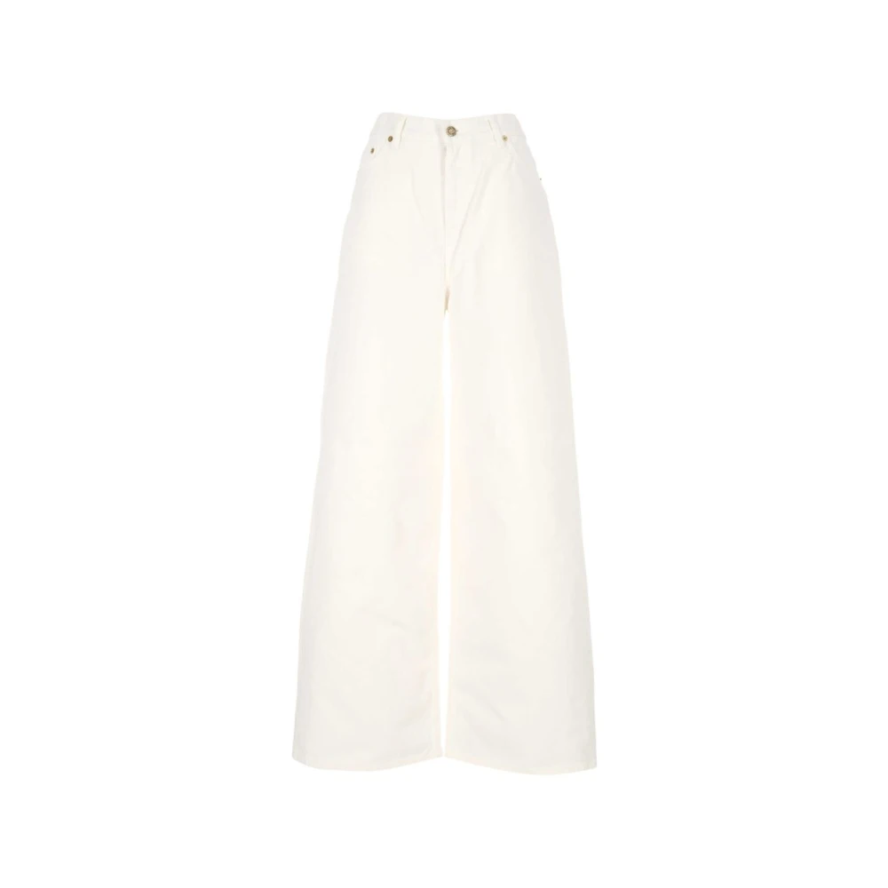 Golden Goose Women's White Wide-Leg Jeans - Wide Jeans - W27 - Jeans
