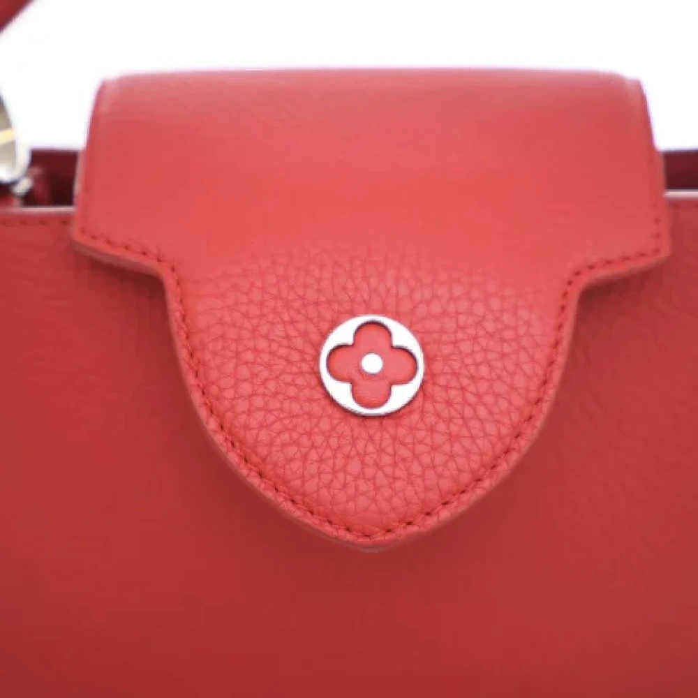 Louis Vuitton Vintage Pre-owned Leather handbags Red Dames