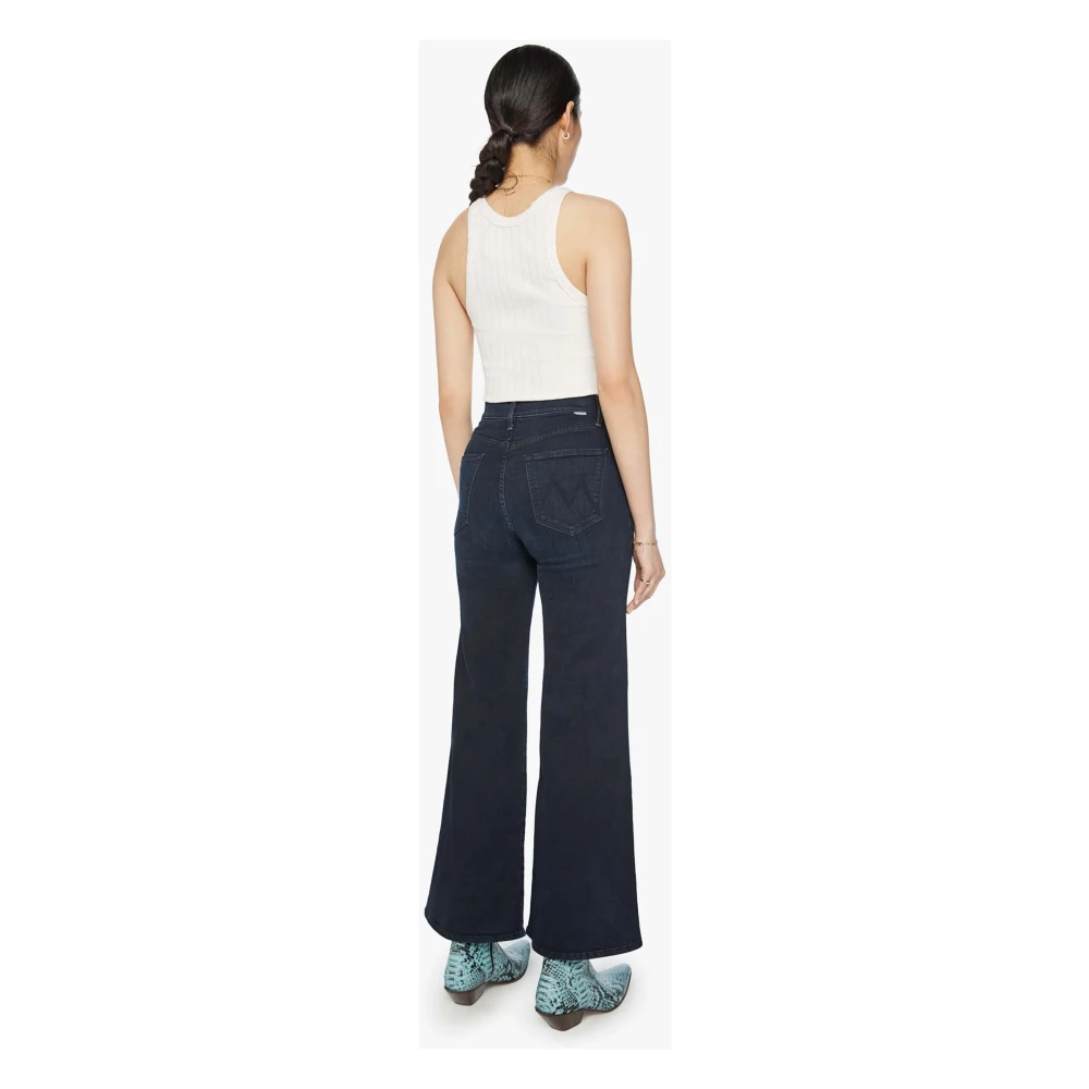 Mother Blauwe Bootcut Jeans Blue Dames