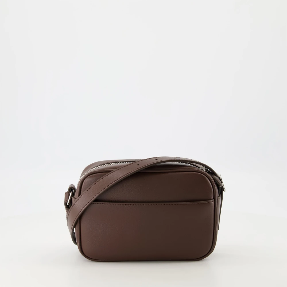Courrèges Bruine leren cameratas Lente-Zomer 2025 Brown Unisex