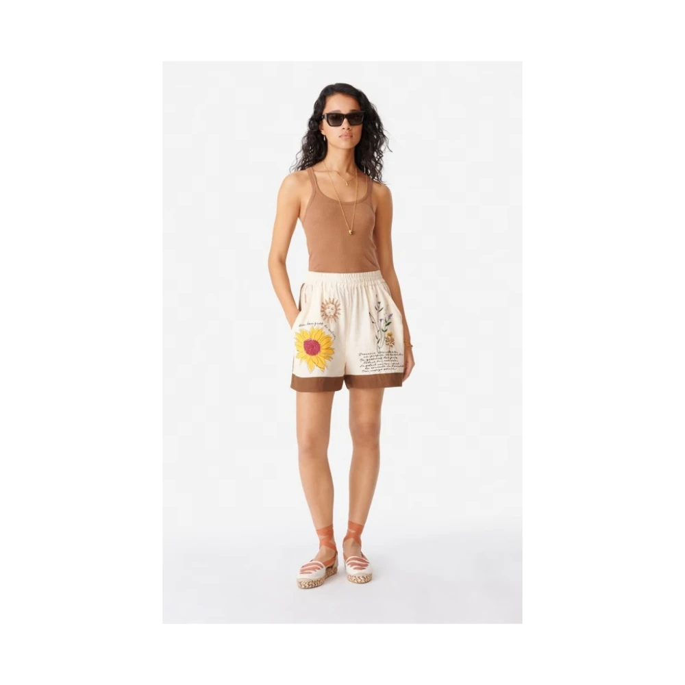 Vanessa Bruno Provence Capsule Shorts met Provençaalse Motieven Multicolor Dames
