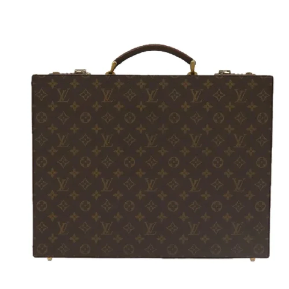 Louis Vuitton Vintage Pre-owned Canvas briefcases Brown Dames