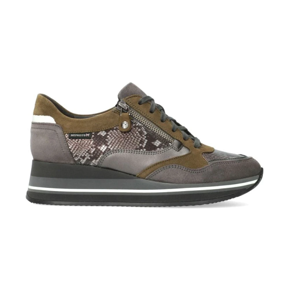 Mephisto Klassieke Olimpia damessneaker Dames Schoenen Grijs