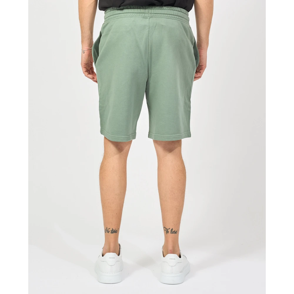 Hugo Boss Groene Shorts met Zijzakken Green Heren